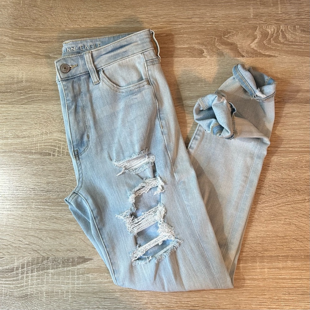 🆕AEO Super Hi-Rise Jegging Crop